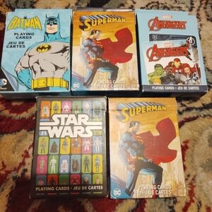 DC and Marvel Playing Cards Set